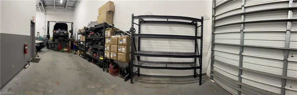 View of storage area