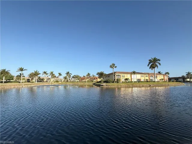 View from lanai of water