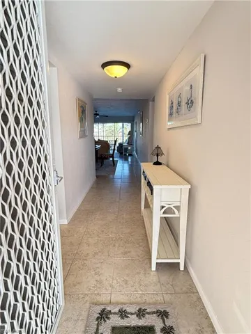 View from entryway