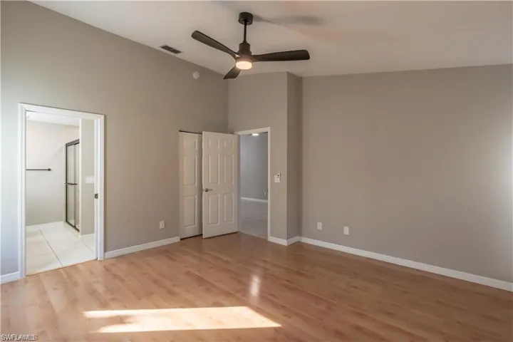 Master Bedroom with ensuite Bathroom and walk-in Closet