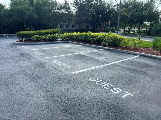 View of uncovered parking lot