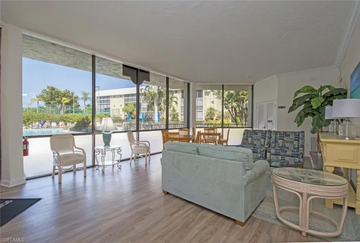 One of the clubhouse lounge areas.