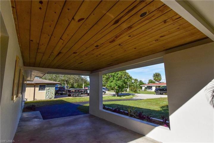 Covered parking with Tongue & Groove ceiling