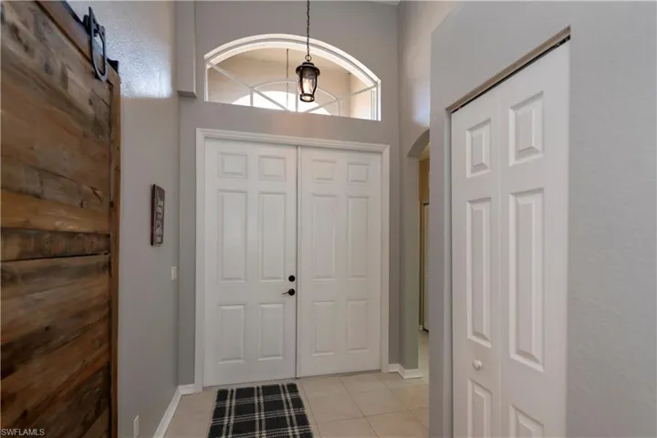 view looking back to the front door once in the house.