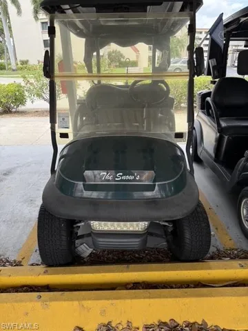 golf cart with golf cart storage