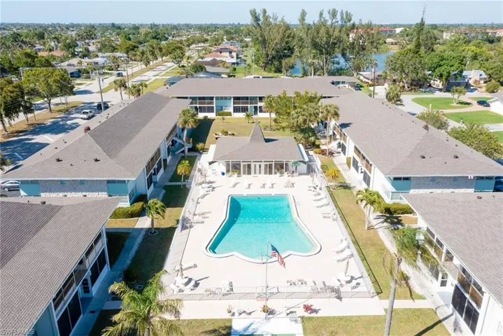 Bird's eye view featuring a residential view