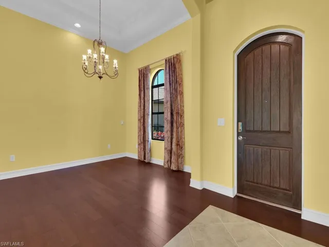Foyer and sitting room