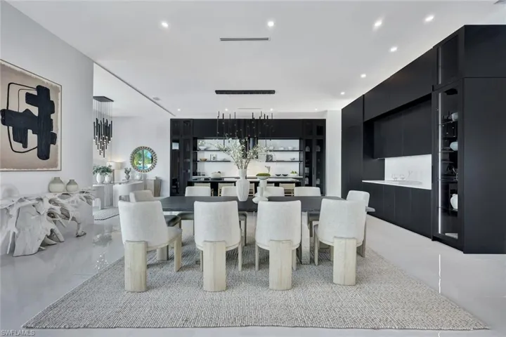 View of dining room