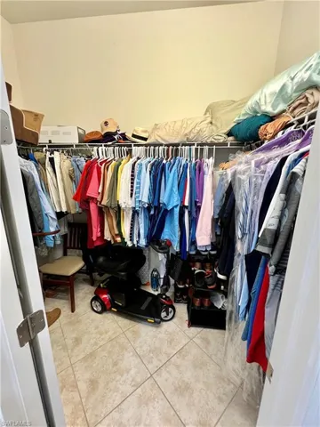 Master walk in closet