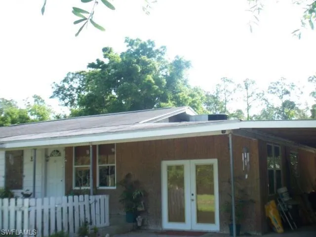View of front of home with french doors