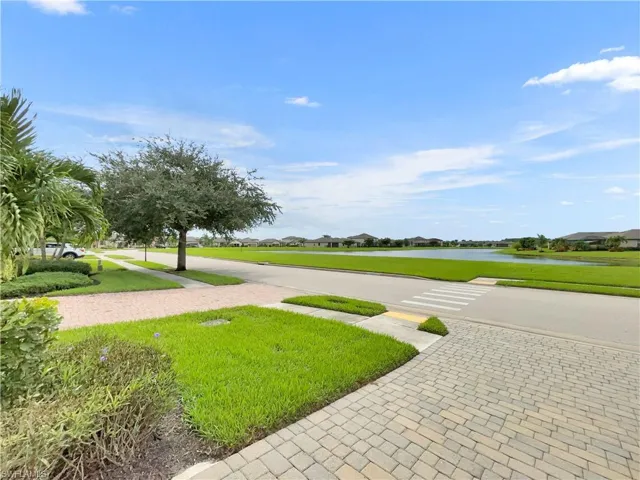 Driveway and street in Front of Home
