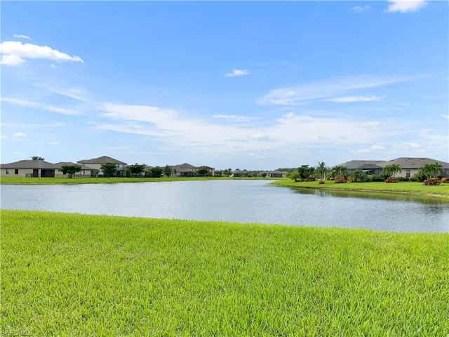 Large Lake on other side of the street