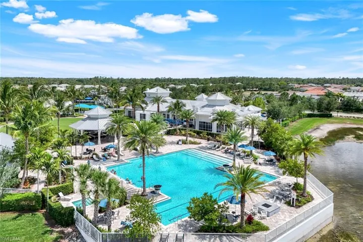 Community Pool with Lap Lane, Hot Tub, and Fire Pit