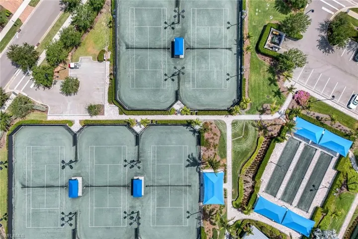 Lighted Tennis Courts
