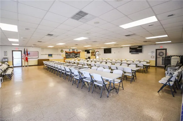 Misc room featuring a paneled ceiling