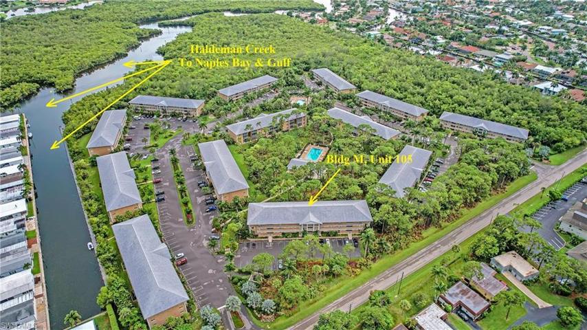 Ariel view of 15 acre Sandpiper property