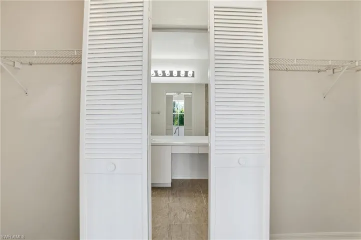 Master Bedroom has 2 walking closets