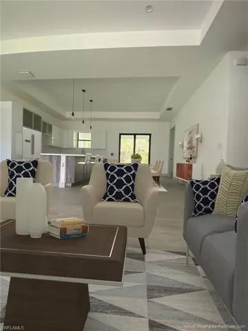Virtually Staged-Living/Foyer/Great room
