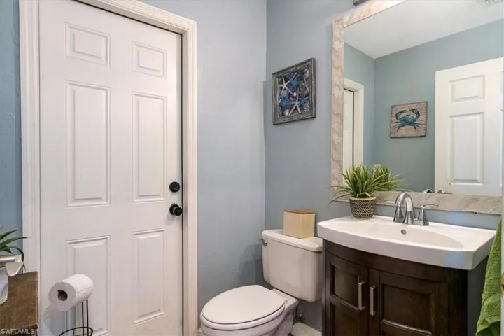 1/2 Bath located on first floor off Living Room