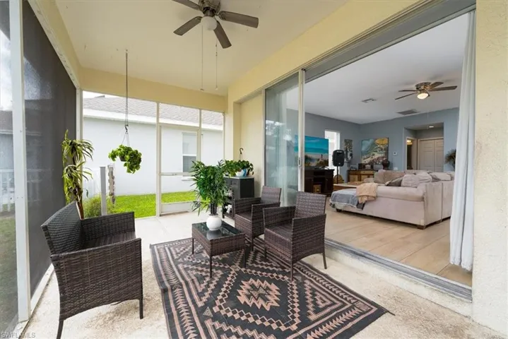Screened-in Lanai off Living Room