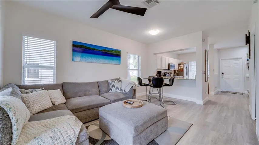 End unit allows for extra exterior windows - lots if natural light!