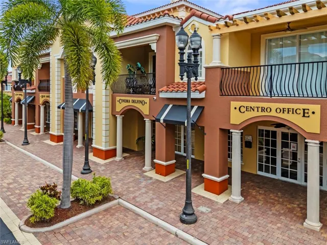 The Village Center offers On-site HOA Office, Cinema, Bar and Cafe as seen in this photo