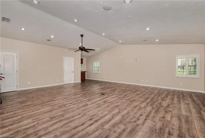 Independent entry  with laminate flooring