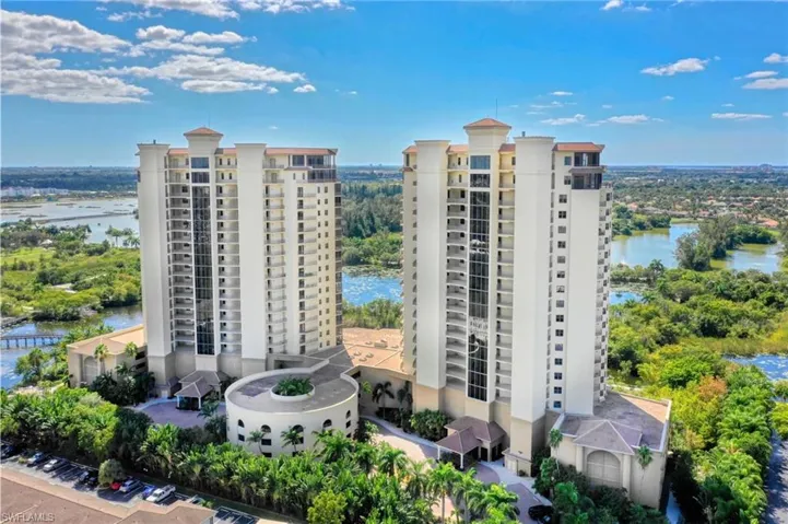 View of building exterior featuring a water view
