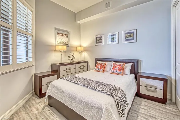Bedroom featuring light hardwood / wood-style floors