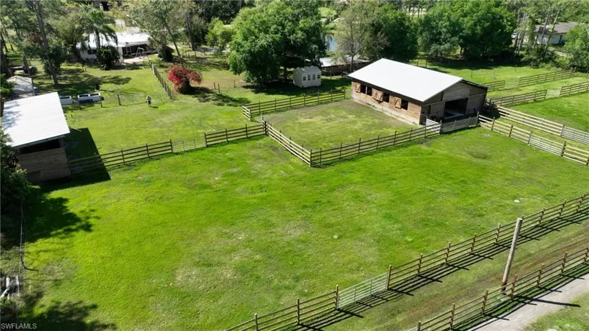 Fenced and electrified pastures