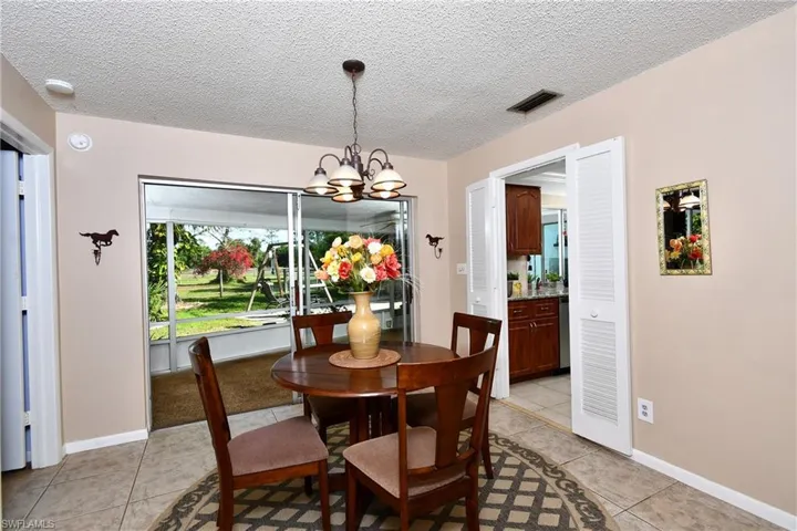 Dual sliding doors from Dining Room to Lanai