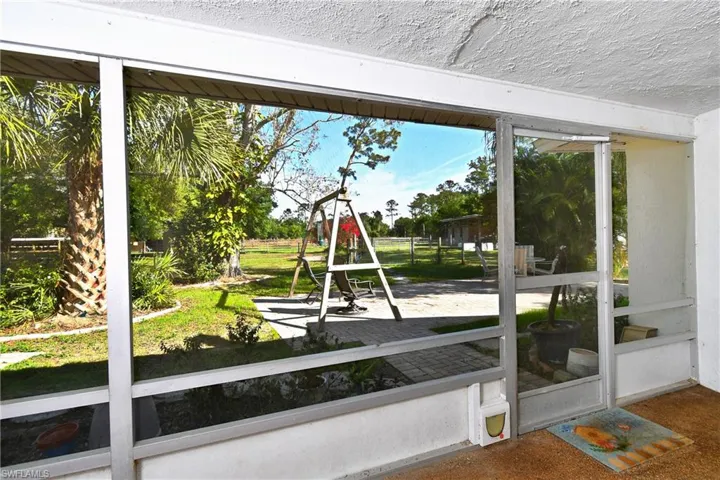 Large Screened back sunroom