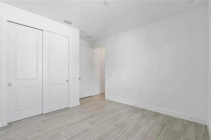 Interior of completed home