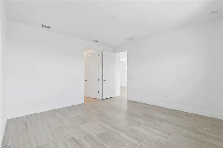 Interior of completed home