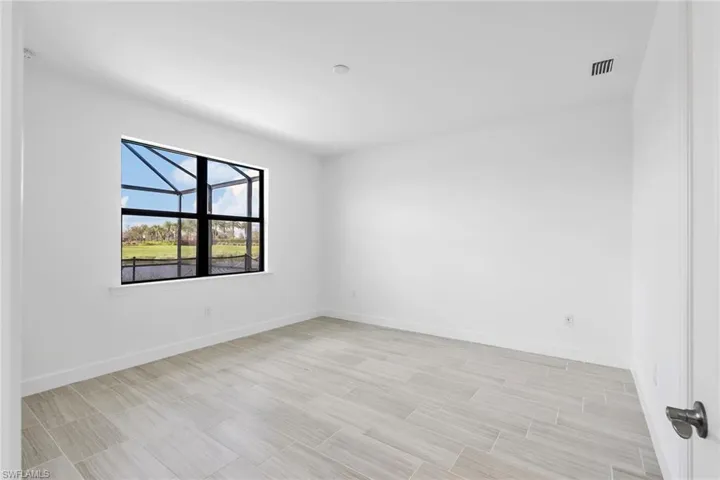 Interior of completed home