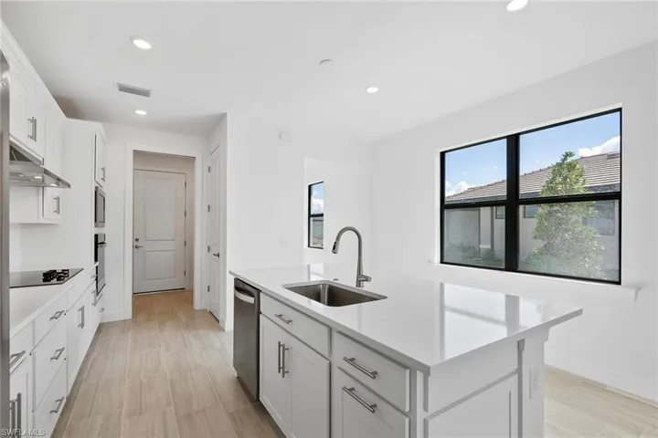 Interior of completed home