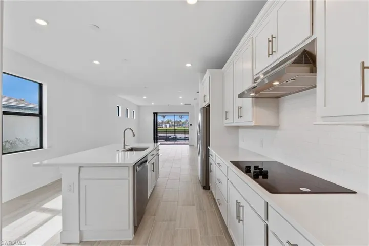 Interior of completed home