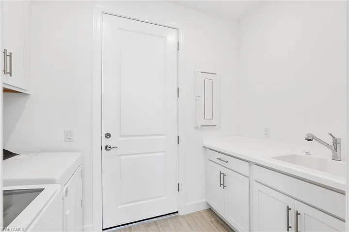 Interior of completed home