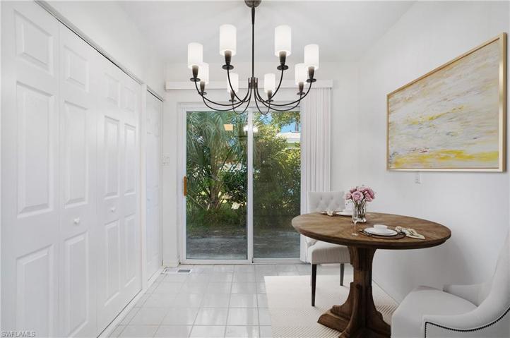 Photo includes reality staging to showcase the possibility of the kitchen nook. Design services included with purchase!