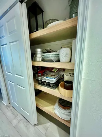 View of storage area
