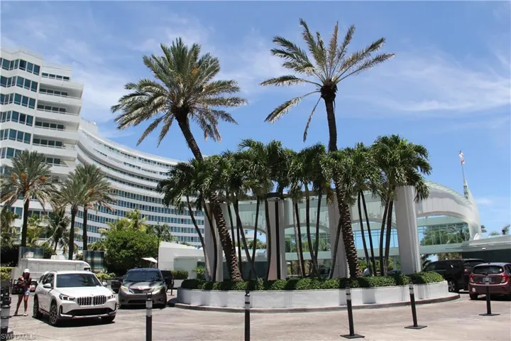 Luxury hotel-style entrance