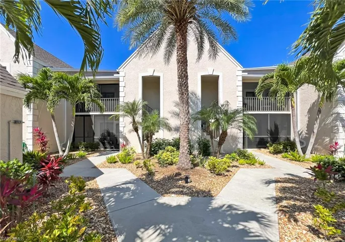 Notice the attractive landscaping in common areas of entry