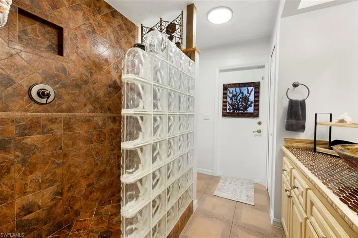 Entryway featuring tile patterned floors