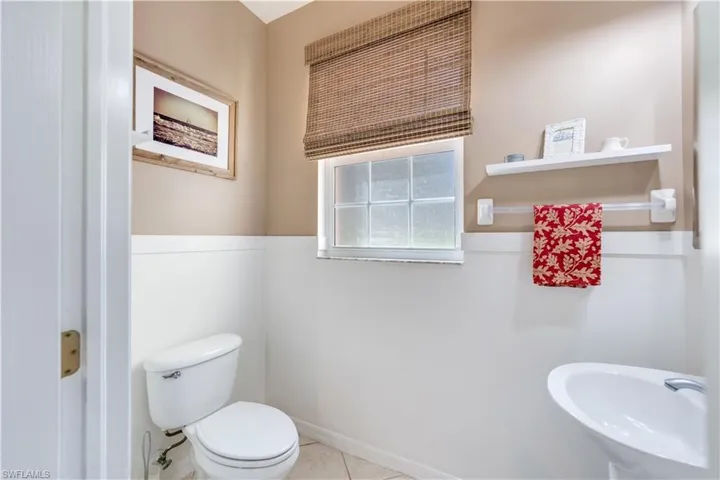 Bathroom featuring tile patterned flooring