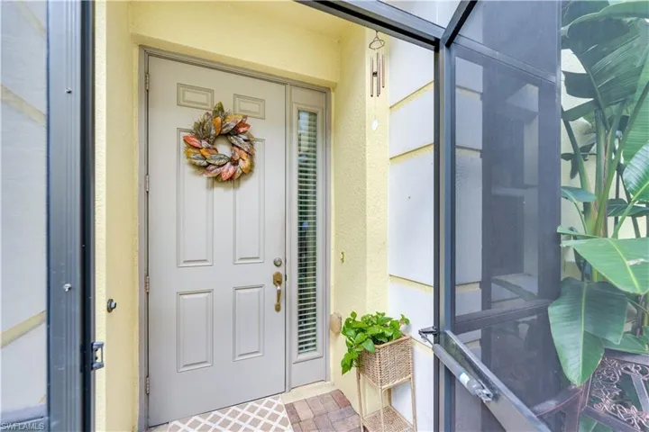 View of exterior entry