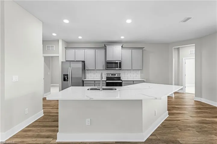 Entryway with dark wood-type flooring and plenty of natural light
