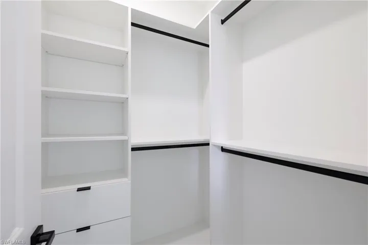 View of spacious closet