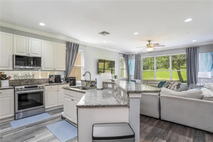 Granite countertops and updated appliances!