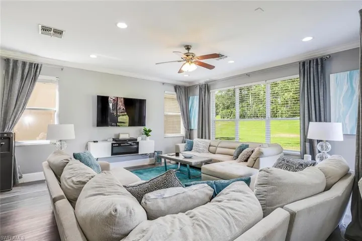 Spacious living area