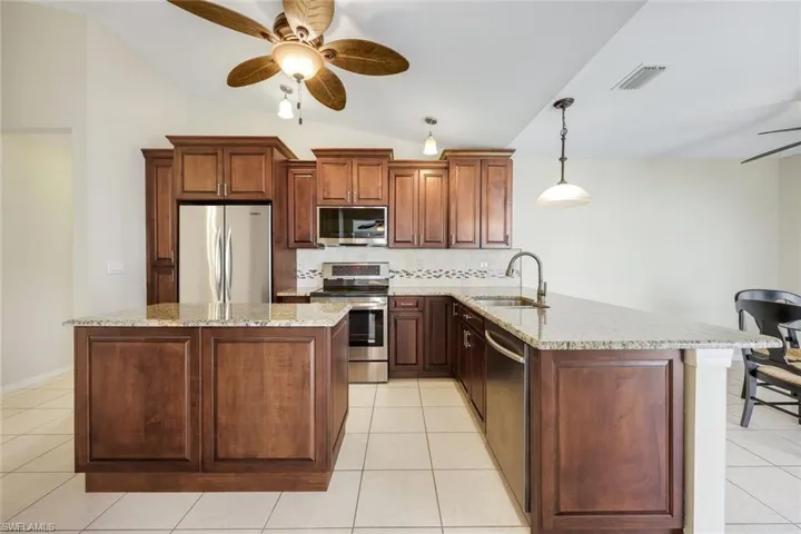 Remodeled kitchen